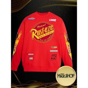 2025 Disney Parks Cars Pullover Sweatshirt Rust-Eze Adult Medium